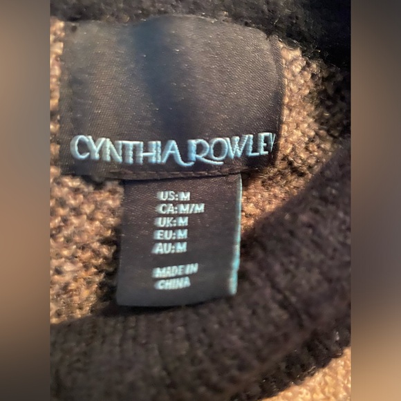 Cynthia Rowley Mock Neck Leopard Print Sweater (NWT) - Picture 5 of 5